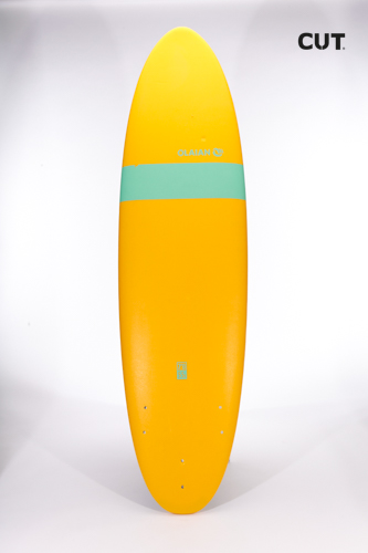 surf board paddle yellow color